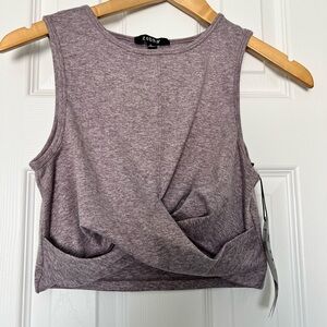 Zobha Small Twist‎ Front Crop Tank Workout